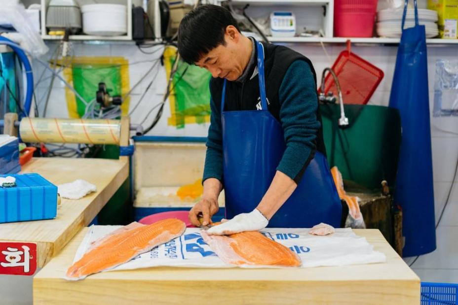 Khám phá khu chợ hải sản lớn nhất Seoul