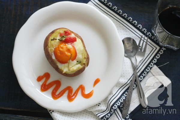 Khoai tây nướng phô mai thơm lừng siêu hấp dẫn