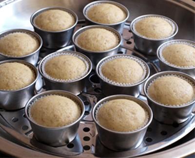 Không cần lò nướng, làm bánh muffin chuối mềm thơm