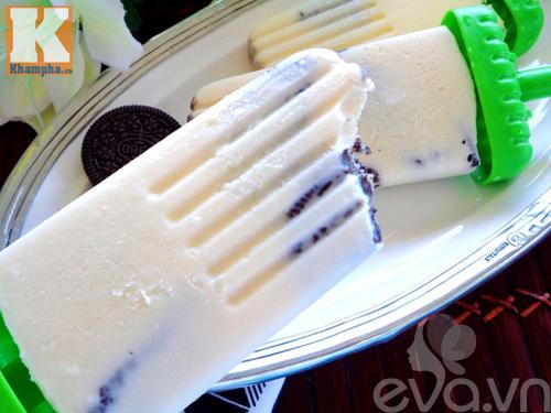 Không còn sợ nóng với kem sữa oreo mát lạnh