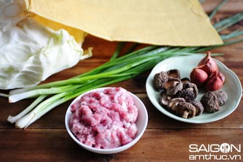 Lạ miệng thịt cuộn bắp cải hấp nước tương