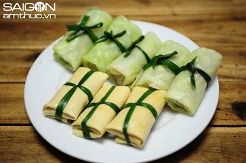 Lạ miệng thịt cuộn bắp cải hấp nước tương