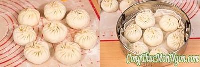 Lạ miệng với bánh bao nhân kim chi