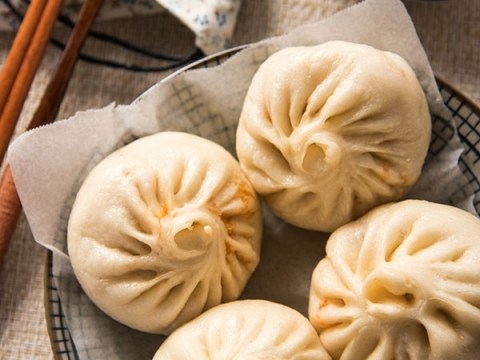 la mieng voi banh bao nhan kim chi Lạ miệng với bánh bao nhân kim chi