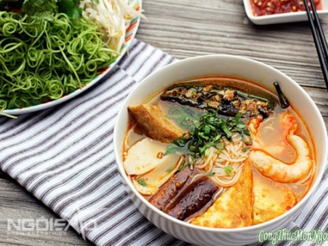 la mieng voi bun mam chay Lạ miệng với bún mắm chay