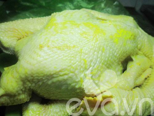 Lạ miệng với gà hấp muối