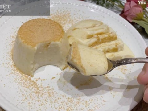 la mieng voi mon banh pudding dau nanh ngot mat de lam Lạ miệng với món bánh pudding đậu nành ngọt mát, dễ làm