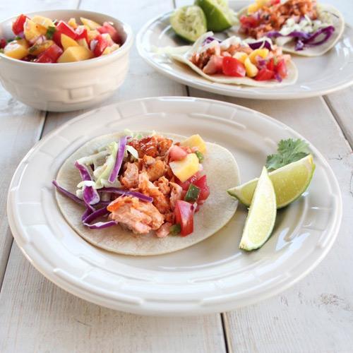 Lạ miệng với tacos cá hồi kiểu Mexico