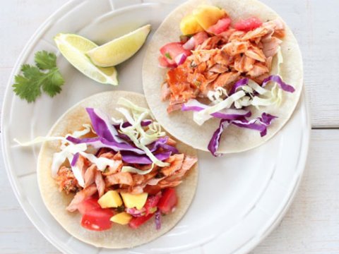 la mieng voi tacos ca hoi kieu Lạ miệng với tacos cá hồi kiểu Mexico