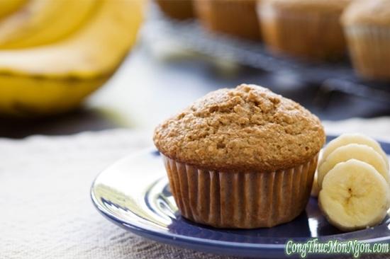 Làm bánh cupcake Banana Muffin cho ngày cuối tuần