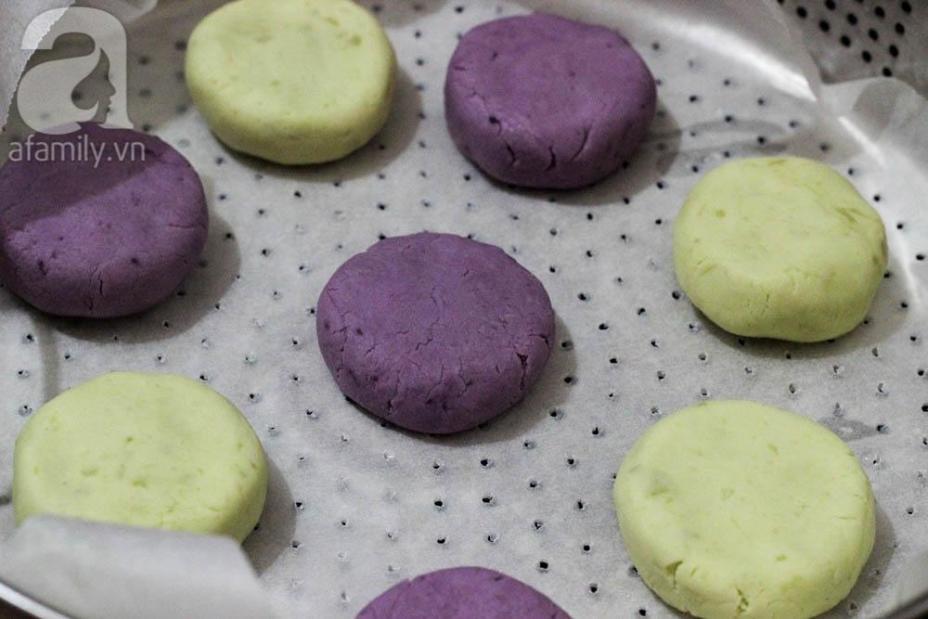 Làm bánh nếp khoai bọc dừa dẻo thơm ngon tuyệt