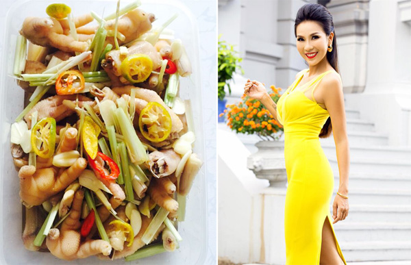 Làm chân gà ngâm sả tắc ngon như Khánh Ngọc