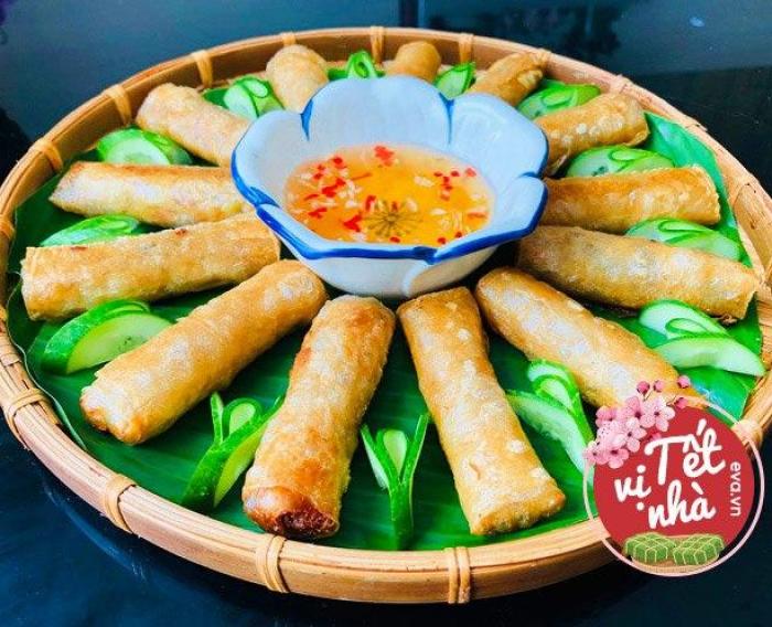 Làm nem rán tuyệt ngon vàng ươm, giòn rụm, không sợ bục cho ngày Tết