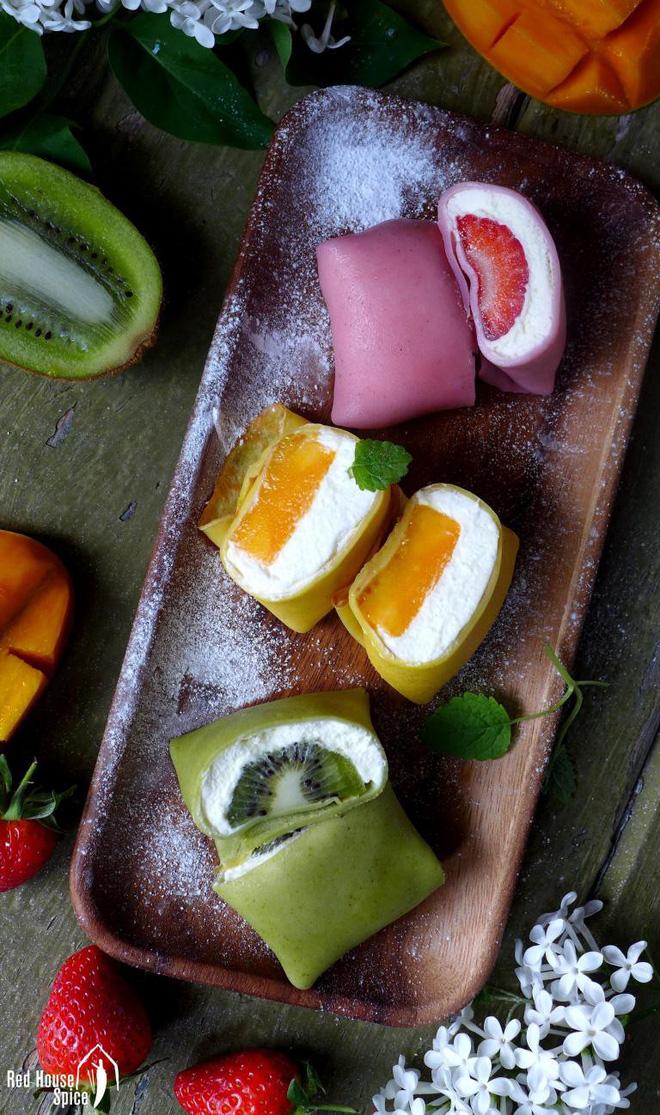 Làm pancake xoài ngọt thơm ăn một lại muốn ăn hai
