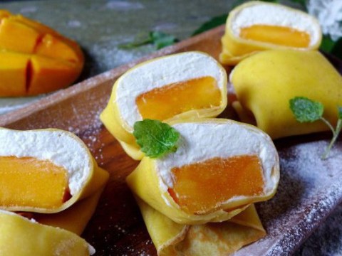 lam pancake xoai ngot thom an mot lai muon an hai Làm pancake xoài ngọt thơm ăn một lại muốn ăn hai