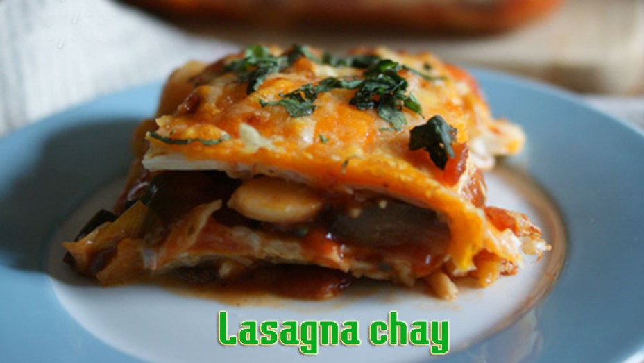 Lasagna chay lạ miệng đổi món cho ngày Rằm tháng Chạp