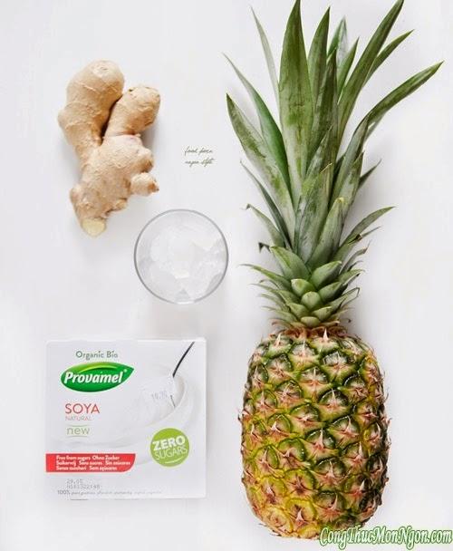 Lassi dứa giải khát thật đã mùa hè