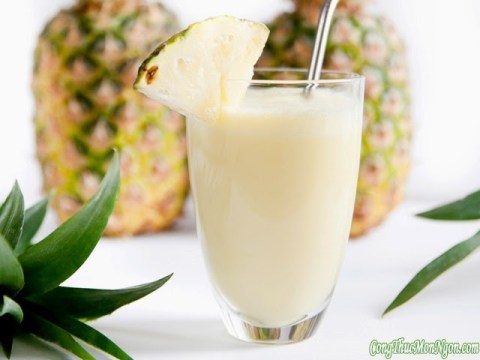 lassi dua giai khat that da mua he Lassi dứa giải khát thật đã mùa hè