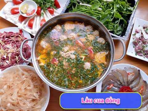 lau cua dong am ap ngay gia ret Lẩu cua đồng ấm áp ngày giá rét