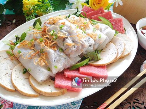 Lâu lâu làm bánh cuốn bằng chảo cho cả nhà ăn sáng