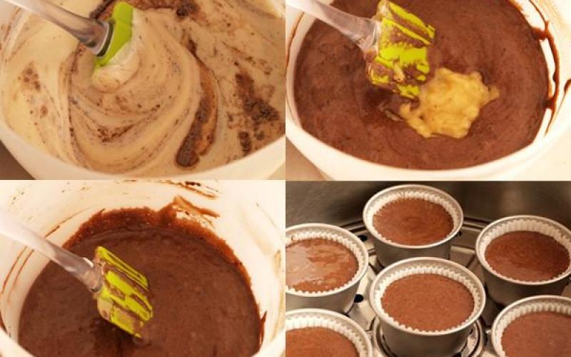 Mách bạn cách làm bánh cupcake chocolate bất bại không cần lò nướng