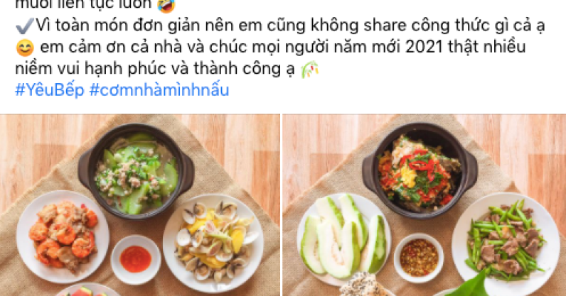 Mâm cơm không quá 200 ngàn một bữa cho 6 người vừa ngon vừa đẹp ai cũng phải khen nức nở