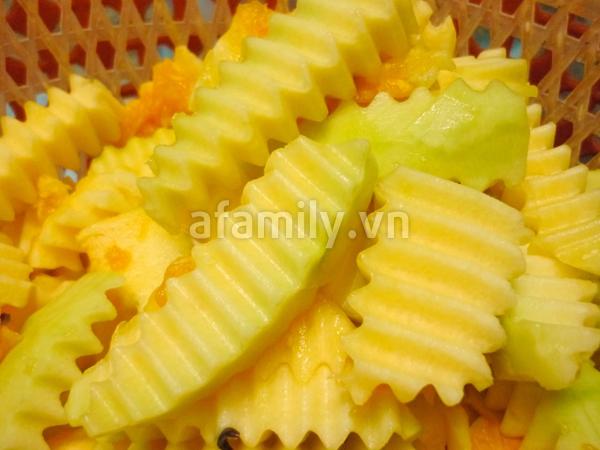 Mát bổ món chè bí đỏ đậu xanh