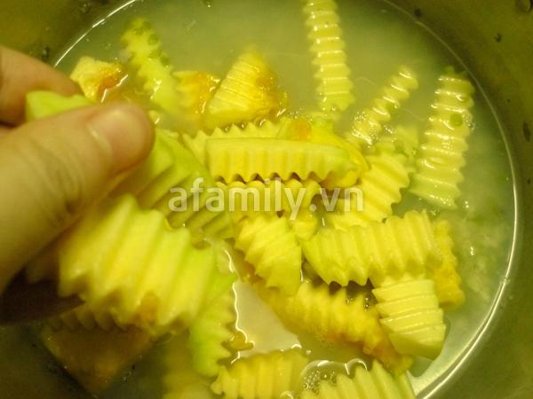 Mát bổ món chè bí đỏ đậu xanh
