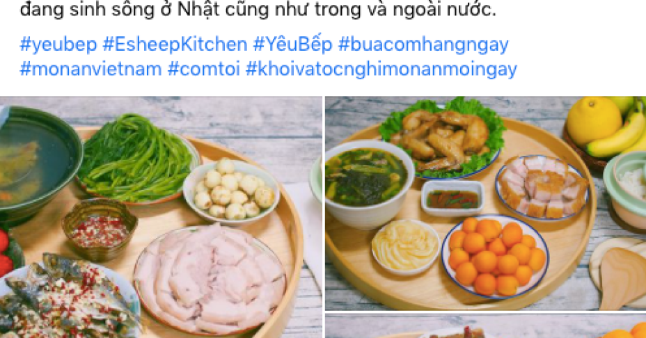 Mẹ Việt ở Nhật chia sẻ mâm cơm nhà tươm tất ngon lành khiến cộng đồng mạng khen ngợi hết lời