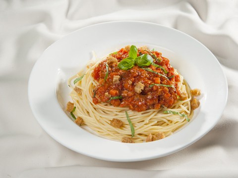 mi spaghetti xot chay Mì Spaghetti xốt chay