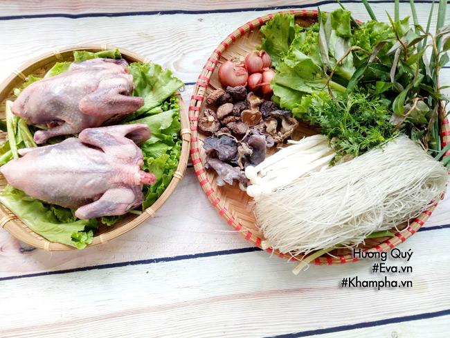 Miến nấu bồ câu cả nhà ăn sáng vừa ngon vừa bổ