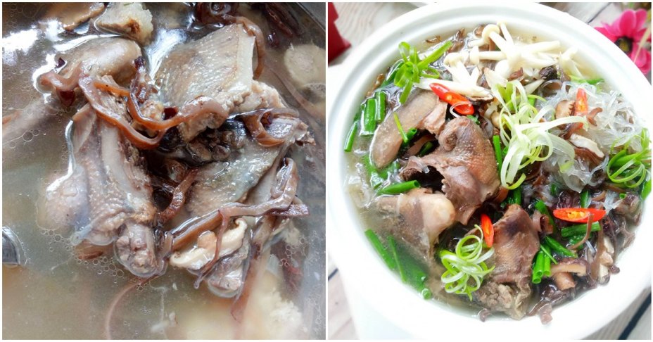 Miến nấu bồ câu cả nhà ăn sáng vừa ngon vừa bổ