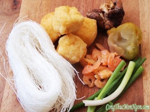 Miến nấu tôm khô lạ mà ngon