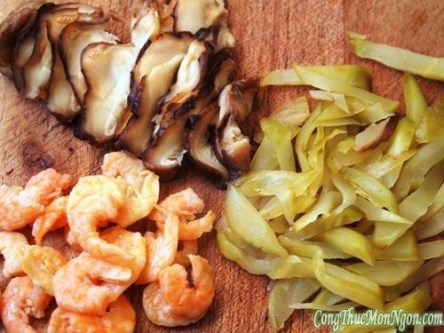 Miến nấu tôm khô lạ mà ngon