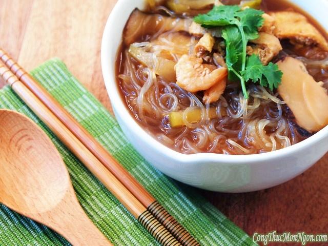 Miến nấu tôm khô lạ mà ngon