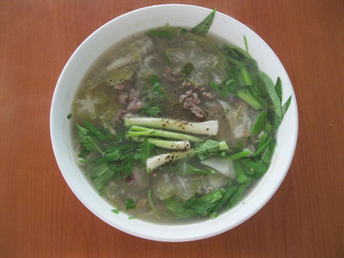 Món canh khế thịt bò