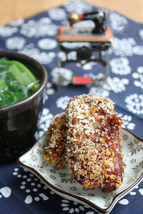Món Sườn nướng tỏi
