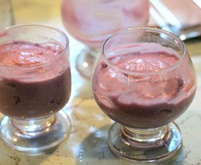 Mousse khoai lang tím mát lạnh sảng khoái