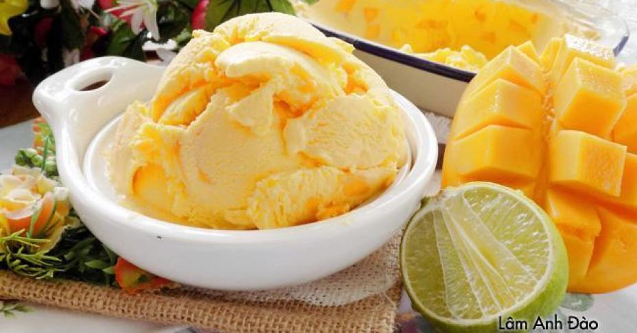 Mùa hè nóng bức, làm kem xoài vừa ngon lại dễ đến không ngờ