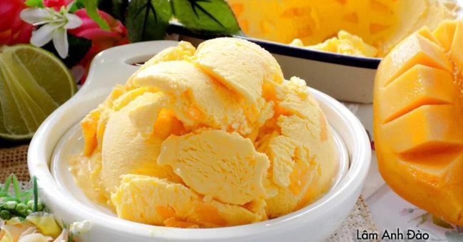 Mùa hè nóng bức, làm kem xoài vừa ngon lại dễ đến không ngờ
