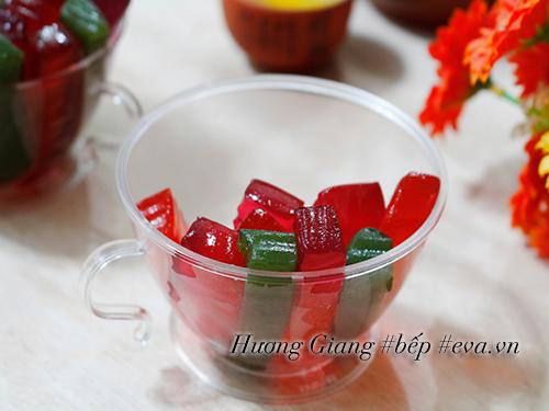 Mứt rau câu thơm dẻo lạ miệng, hấp dẫn ngày Tết