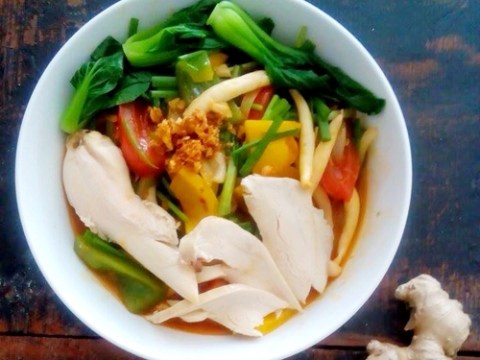 my udon xao ga Mỳ udon xào gà