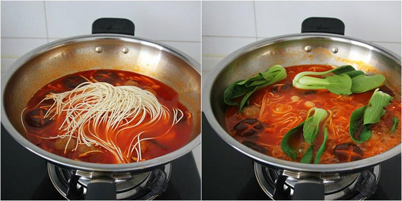 Nấu mỳ nấm ăn sáng nhẹ bụng mà ngon