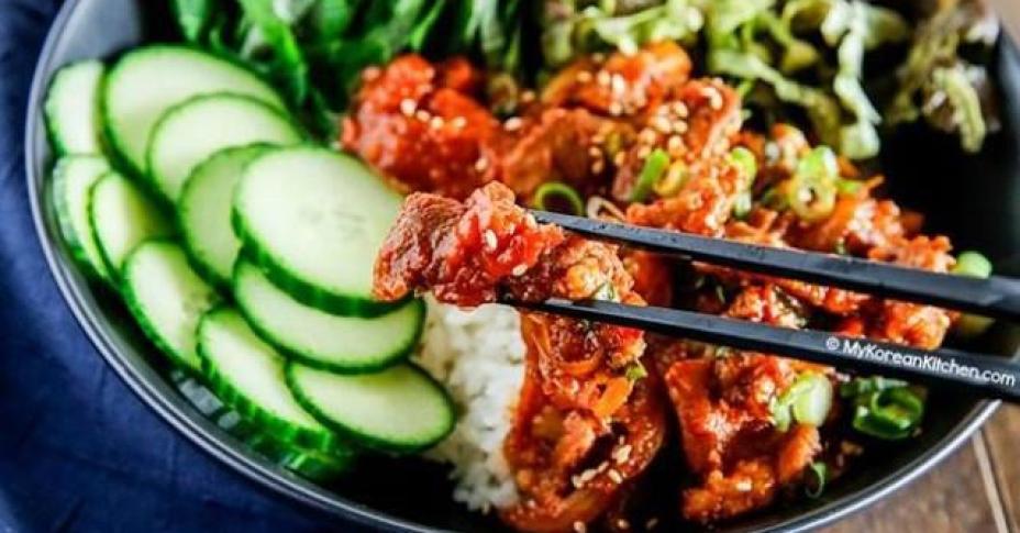 Ngày thu se lạnh làm thịt heo xào cay Bulgogi  cho bữa cơm thêm ngon miệng