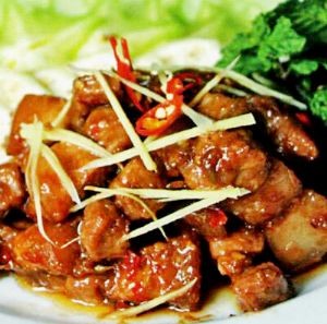 ngon com voi thit kho mam ruoc Ngon cơm với thịt kho mắm ruốc