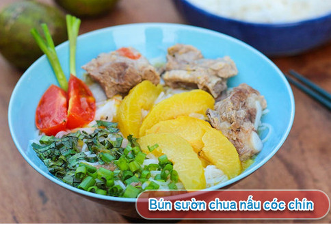 Ngon lạ bất ngờ với món bún sườn chua nấu cóc chín đặc sản Cần Thơ