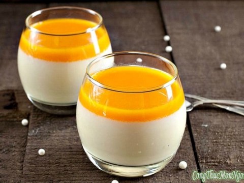 ngot ngao panna cotta Ngọt ngào panna cotta xoài