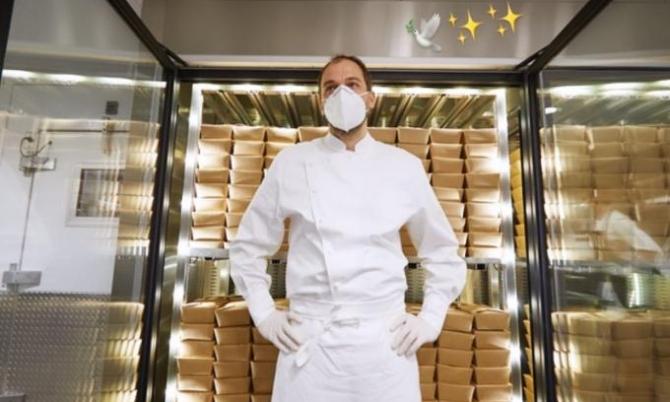 Nhà hàng Michelin thành nơi cung cấp thực phẩm cứu trợ