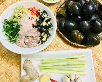 Ốc bươu nhồi thịt