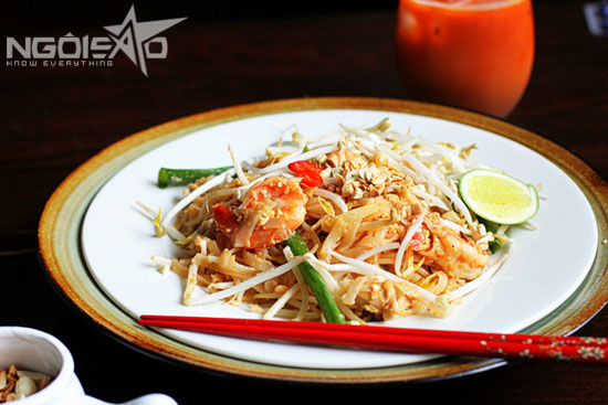 Pad Thái - hủ tiếu xào chua ngọt